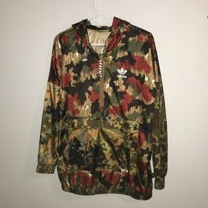 Pharrell Williams camo adidas jacket